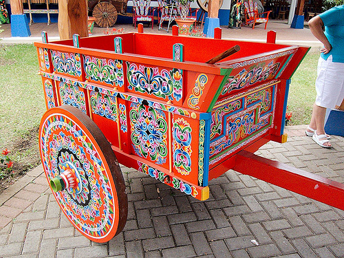 Traditional oxcart